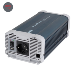 Purepower sinus omvormer 1000w - 12v - omvormer die geschikt is voor 12 volt gebruik - caravan, camper, auto, boot of ander soort voer of vaartuig dat een 12 volt aansluiting heeft - word geleverd incl. aansluitmateriaal en handleiding