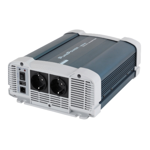 Purepower sine wave inverter 1500w - 12v - inverter suitable for 12 volt use - caravan, camper, car, boat or other type of vehicle or vessel that has a 12 volt connection - supplied with connection material and manual