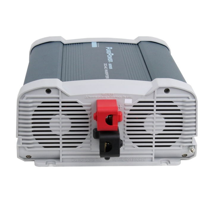 Purepower sinus inverter 1500w - 24v - inverter suitable for 24 volt use - truck, camper, boat or other type of vehicle or vessel with a 24 volt connection - comes incl. mounting material and manual 