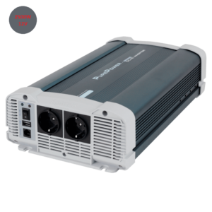 Purepower sine wave inverter 2500w - 12v - inverter suitable for 12 volt use - caravan, camper, car, boat or other type of vehicle or vessel that has a 12 volt connection - supplied with connection material and manual