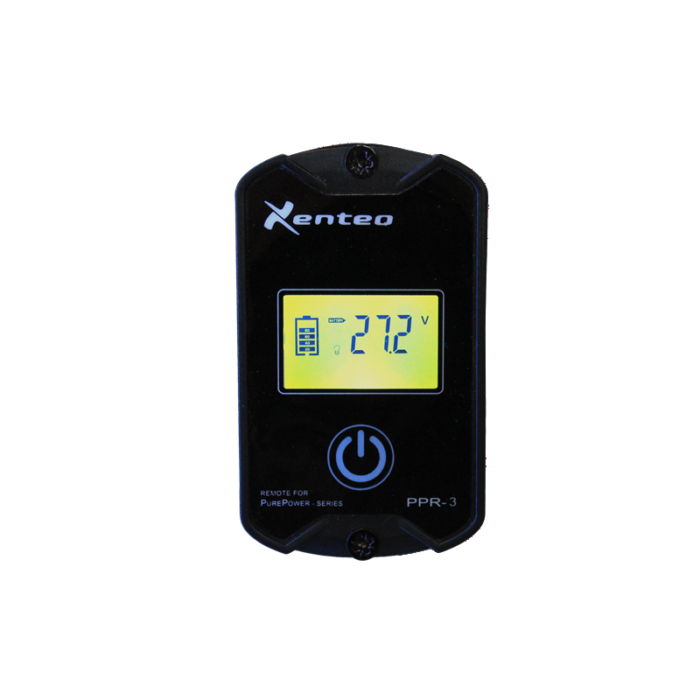 Purepower inverter remote control - PPR3 - luxury version with LED screen - with this device you can easily switch the inverter in your car, truck, caravan, camper, tractor, or boat ON and OFF - supplied with 4-meter cable