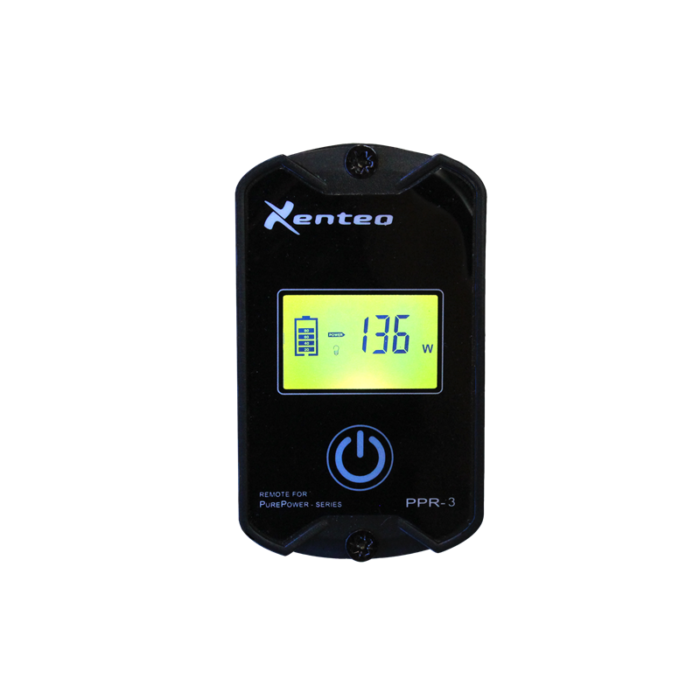 Purepower inverter remote control - PPR3 - luxury version with LED screen - with this device you can easily switch the inverter in your car, truck, caravan, camper, tractor, or boat ON and OFF - supplied with 4-meter cable