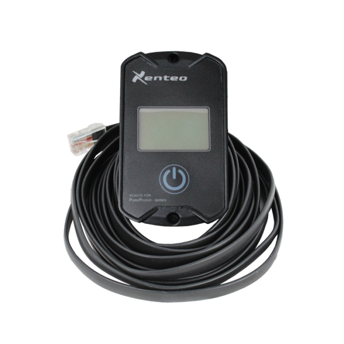 Purepower inverter remote control - PPR3 - luxury version with LED screen - with this device you can easily switch the inverter in your car, truck, caravan, camper, tractor, or boat ON and OFF - supplied with 4-meter cable