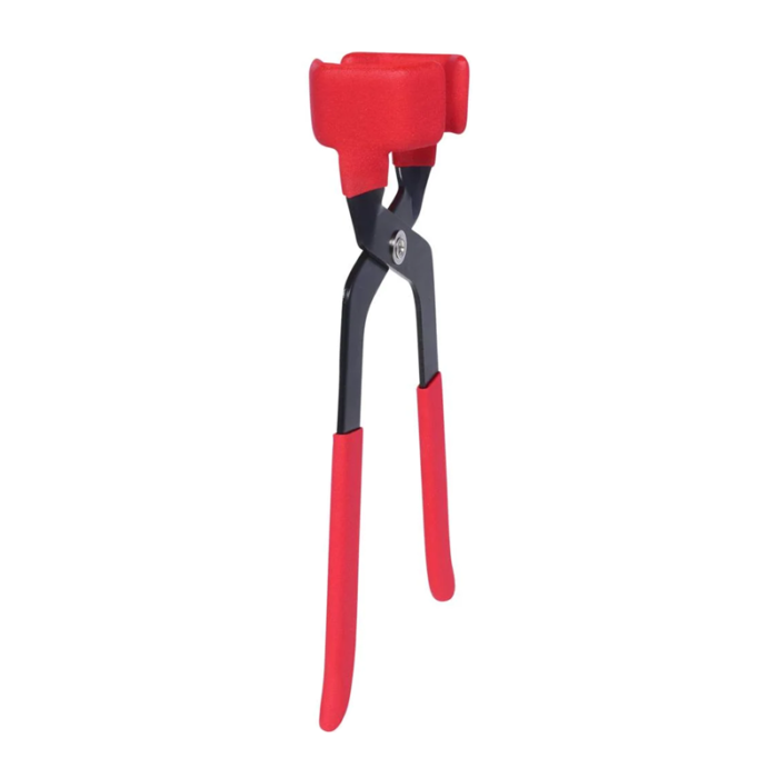 Wheel nut cap pliers Heavy Duty with rubber handle and protection - nut cap pliers for a truck and fits 32 and 33mm caps