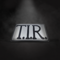 T.I.R. bord ZILVER / ZWART – 40x25cm