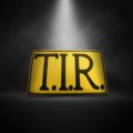 T.I.R. bord GEEL / ZWART – 40x25cm