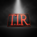 T.I.R. bord ZWART / ROOD – 40x25cm