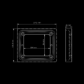 Strands IZE frame ENKEL - geschikt voor IZE LED / HELLA en LEDON lampen - eenvoudige montage met 4 bouten - OPBOUWFRAME DEENSE ACHTERBUMPER - Strands 800635 - EAN: 7323030190095