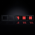 Strands IZE frame 5 gaten horizontaal - geschikt voor IZE LED / HELLA en LEDON lampen - eenvoudige montage met 20 bouten - OPBOUWFRAME DEENSE ACHTERBUMPER - Strands 800640 - EAN: 7323030190149