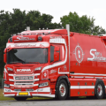 Scania vrachtwagen met een Hadley luchthoorn