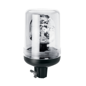 AEB 590 rotating beacon with plug-in base and BRIGHT colored cap - suitable for 24 volt use - EAN: 5414184010680