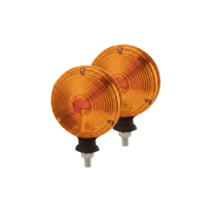 Nedking spiegellamp oranje/oranje - met BA15S lampfitting - geschikt voor 12 en 24 volt gebruik - EAN: 6090431980976