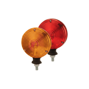 Nedking spiegellamp oranje/rood - met BA15S lampfitting - geschikt voor 12 en 24 volt gebruik - EAN: 6090431745728
