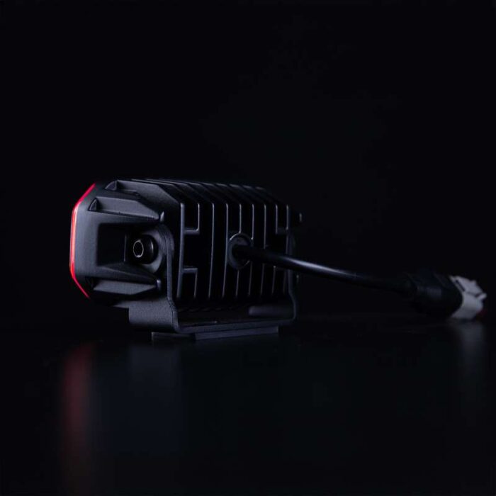Strands FOR9T No-Glare LED werklamp 31W - werklamp met standlicht in kleur ROOD en ORANJE - geschikt voor 12 en 24 volt gebruik - lichtopbrengst 1400 lumen - voor auto, vrachtwagen, camper, aanhanger en meer - Strands 809259 - EAN: 7323030190279