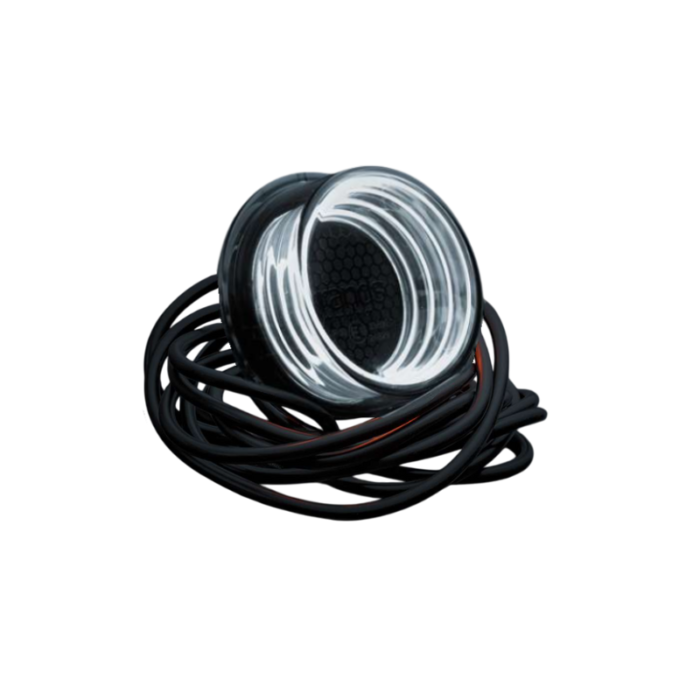 Strands FOR9T Geo unit wit - LED breedtelamp -donker glas - ECE R148 - 850465 - voor vrachtwagen, bestelwagen, aanhanger, camper en meer