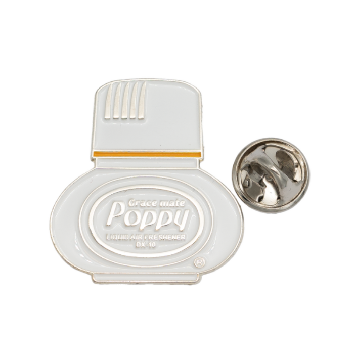 PIN - Poppy Grace Mate Jasmin - TN-501006 - nostalgie op je dashboard - metalen pin - Nedking