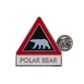 PIN - Polar Bear - TN-501007 - personaliseer je cabine - metalen pin - Nedking