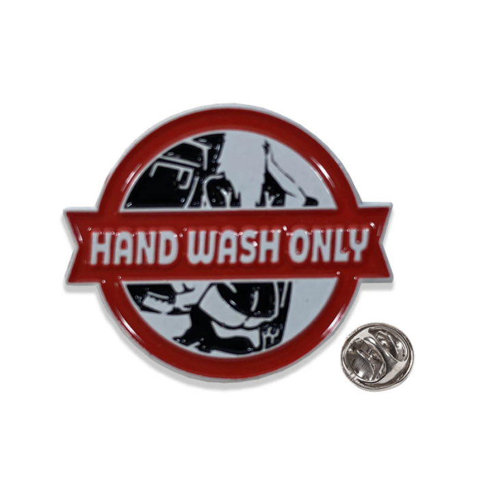 PIN - Hand Wash Only - TN-501036 - echtes Handwerk - Metall-Pin - Nedking