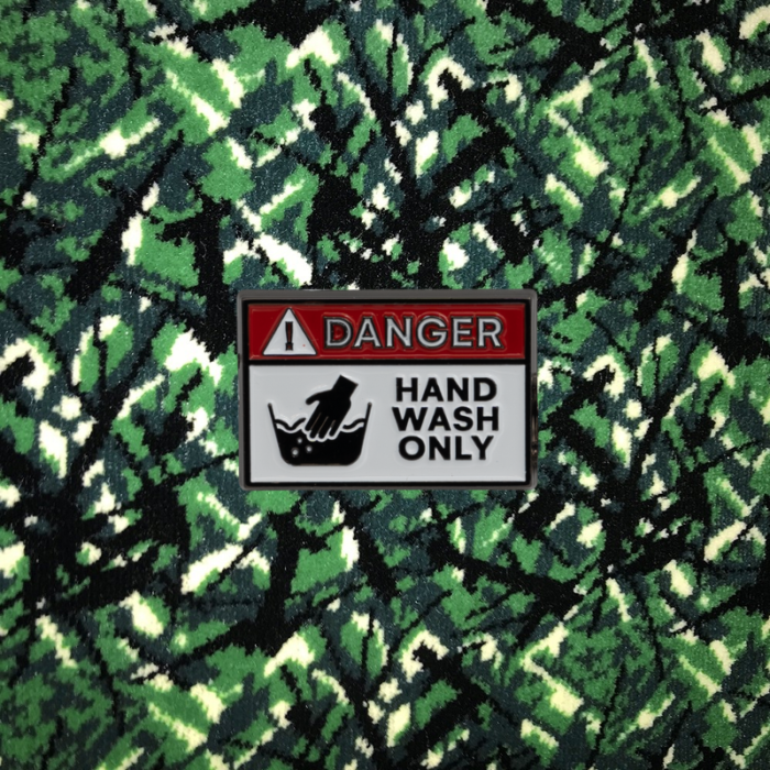 PIN - Danger Hand Wash Only - TN-501049 - pure craftsmanship - metal pin - Nedking