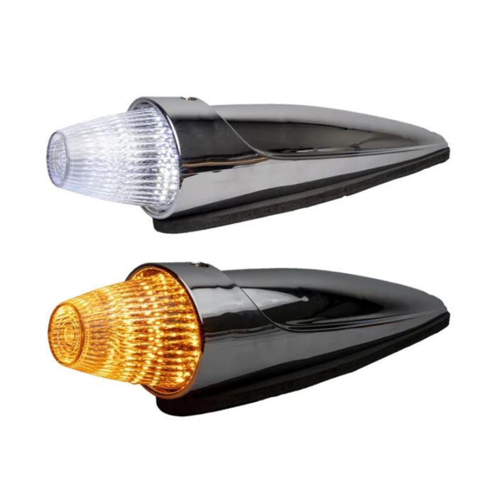 Top light LED torpedo top light DUAL COLOR - Nedking - 6500K and orange parking light - IP68 - ECE R7 ECE R10 - 16 LED's - American top light