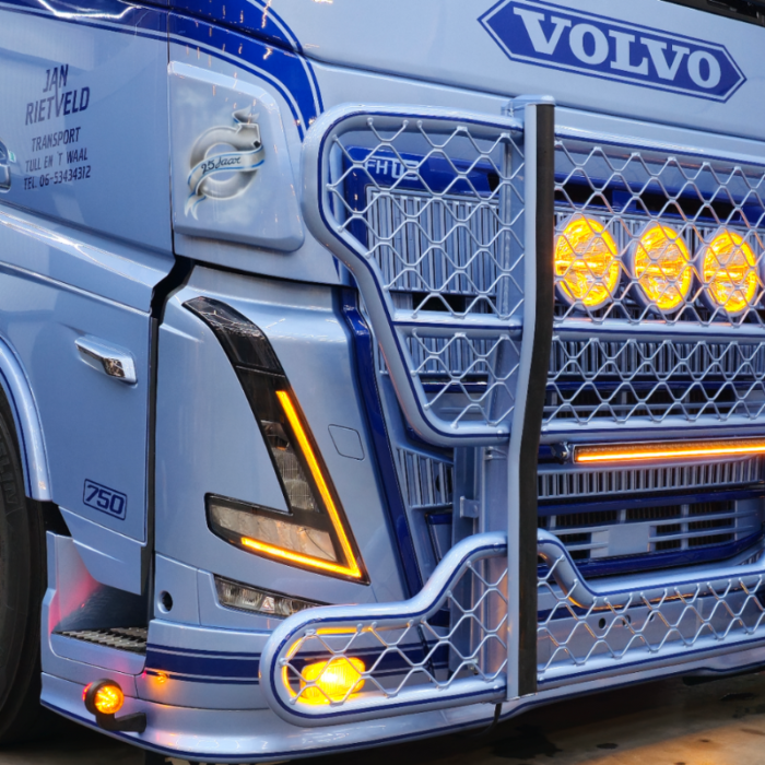 Windabweiser set Volvo FH5 - Passend für Volvo FH4B und FH5 - Vepro 4405S - ABS-PMMA - Truckstyling