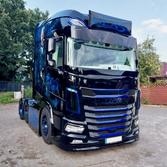 Dirt deflectors set DAF NG - Suitable for DAF XF - XG - XG+ 2022+ - Vepro 4413S - Installation manual - ABS-PMMA - Truck styling