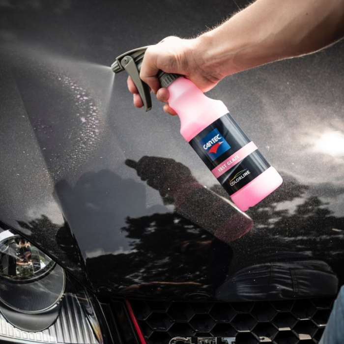 Cartec Fast Glaze 1 Liter - inklusive Sprüher - professioneller Detailer - langanhaltendes Ergebnis - silikonfrei - EAN: 8716255106856