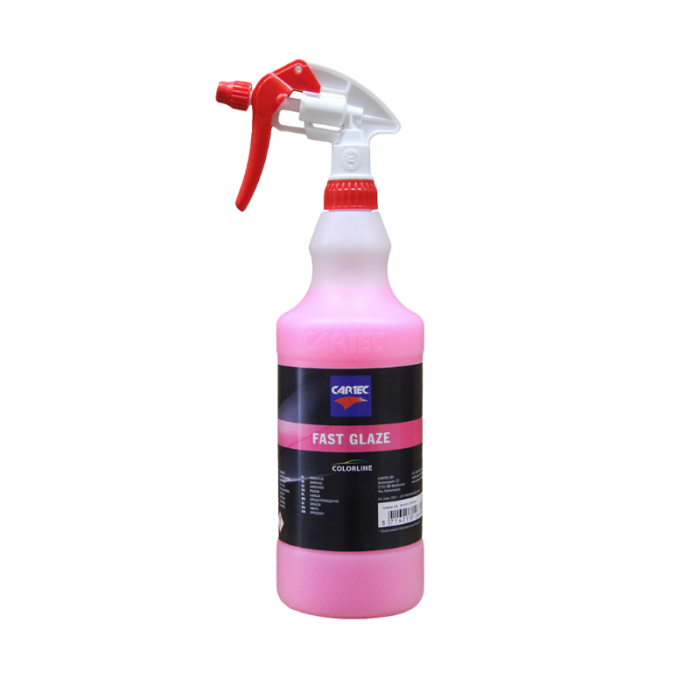 Cartec Fast Glaze 1 Liter - inklusive Sprüher - professioneller Detailer - langanhaltendes Ergebnis - silikonfrei - EAN: 8716255106856