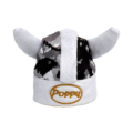 Poppy Viking hat GRIJS - Deens pluche - blikvanger op je dashboard - geschikt voor Poppy Grace Mate
