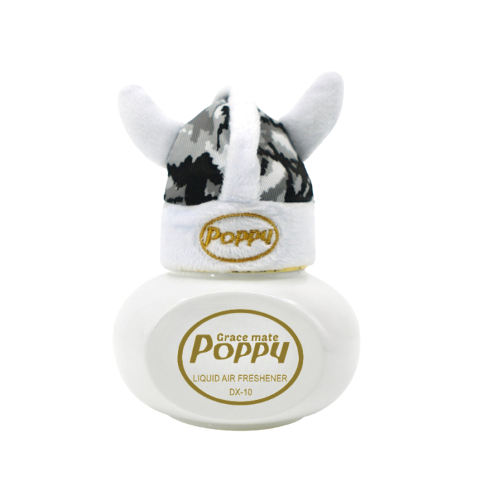 Poppy Viking hat GREY - Danish plush - eye-catcher on your dashboard - suitable for Poppy Grace Mate®