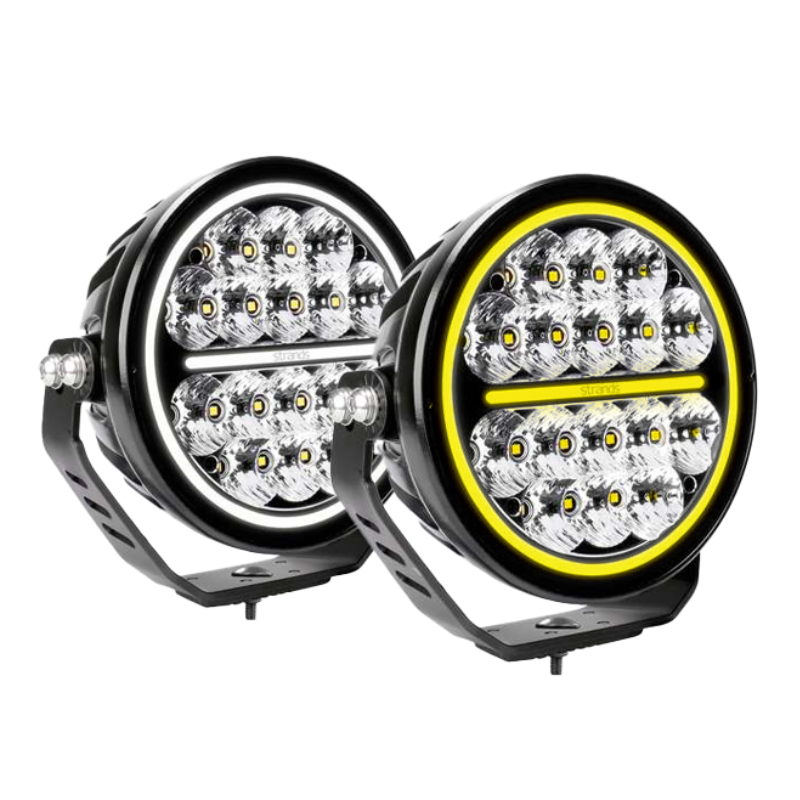 Siberia XP Driving Light 7 inch verstraler - tweekleurig standlicht - geschikt voor 12 en / of 24 volt gebruik - Strands 270985 - 16 LED punten - EAN: 7323030193294