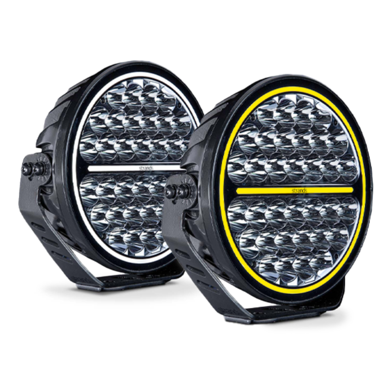 Siberia XP Driving Light 9 inch verstraler - tweekleurig standlicht - geschikt voor 12 en / of 24 volt gebruik - Strands 270992 - 34 LED punten - EAN: 7323030193324