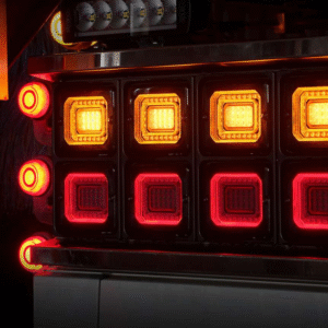 Strands Illusion taillight mounted on a truck