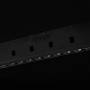 Nuuk E-Line SL werklamp - 5000K - geschikt voor 12 en / of 24 volt gebruik - Strands 809136 - 18 LED punten - Lichthoek 58 graden - EAN: 7323030191665