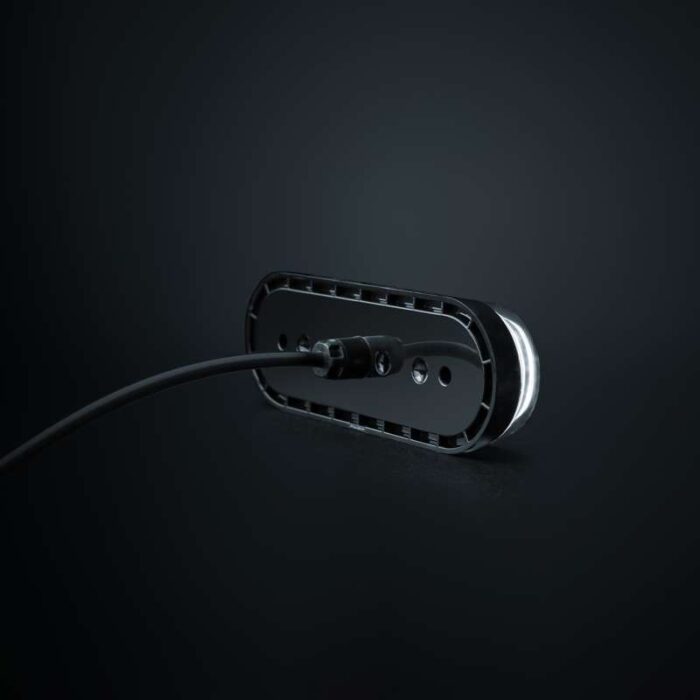 Gravity position light - 2.5 meter cable - Smoke housing - IP67 - 4.5 Watt