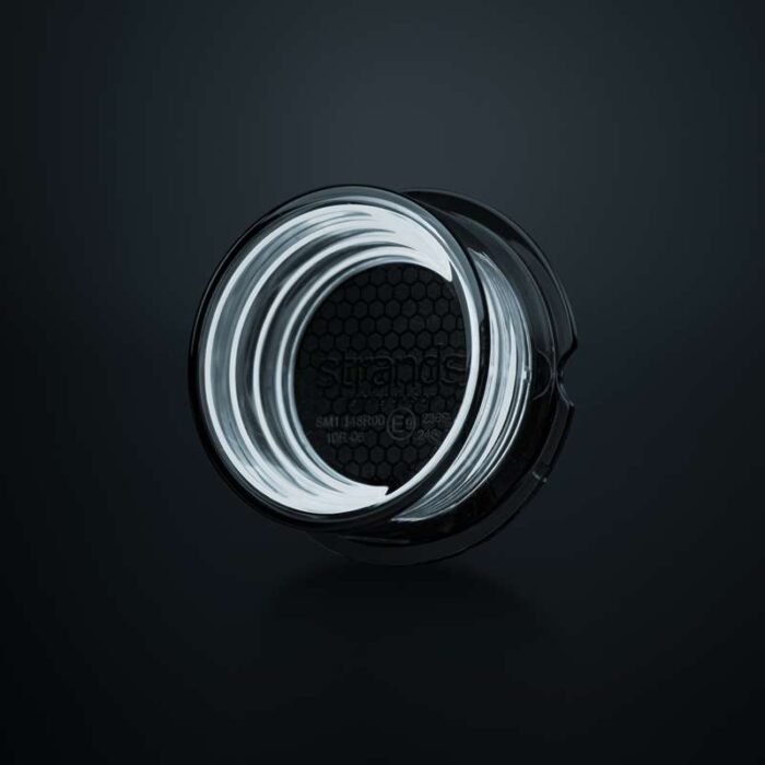 Strands FOR9T Geo unit wit - LED breedtelamp -donker glas - ECE R148 - 850465 - voor vrachtwagen, bestelwagen, aanhanger, camper en meer