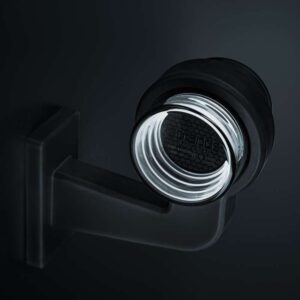 850465 mounted on a rubber arm - 5700K white - smoke housing