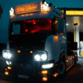 OG Old School verstraler gemonteerd op een truck
