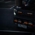 Dragon 9" verstraler gemonteerd op een truck - 4x4