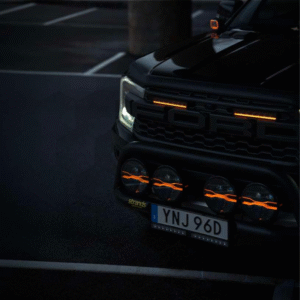 Dragon 9" verstraler gemonteerd op een truck - 4x4