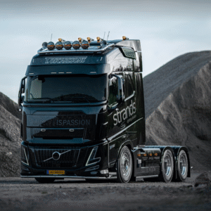 Dragon 9" verstraler gemonteerd op een truck