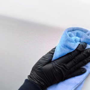 Set microvezeldoeken BLAUW - 40x40 cm - 5 stuks