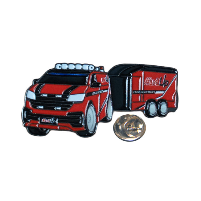 PIN - #LvLUp - TN-501051 - nostalgia on your dashboard - metal pin - Nedking