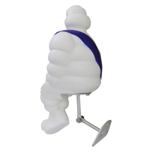 Michelin doll 40cm with mounting base - for the cabin - with certificate of authenticity