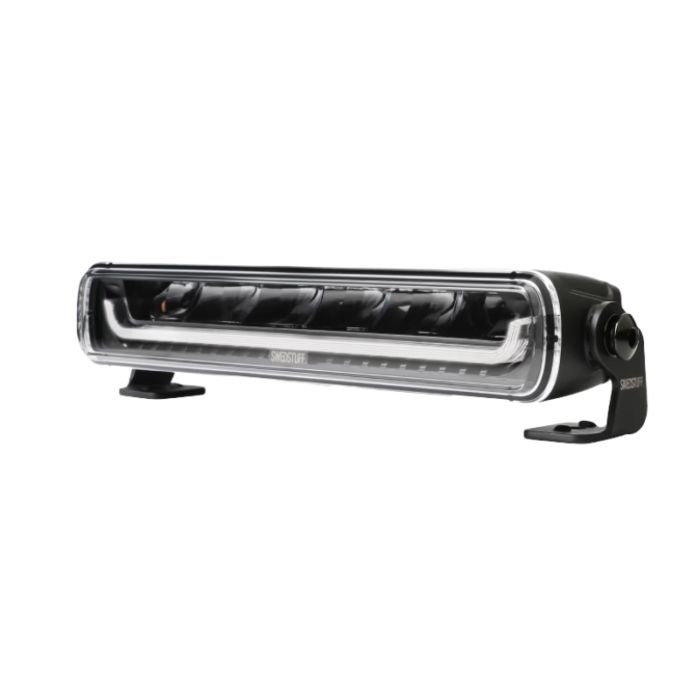 Swedstuff LED bar SR 10 Zoll - geeignet für 12&24V - 2900 Lumen - mit orange - weißem Standlicht - DT-4 Anschluss - ECE R148 / R149