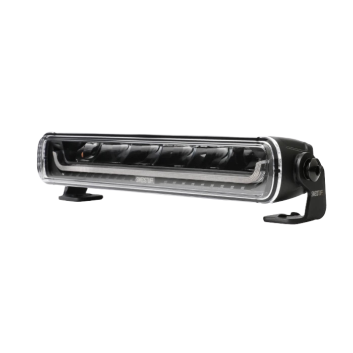 Swedstuff LED bar SR 10 Zoll - geeignet für 12&24V - 2900 Lumen - mit orange - weißem Standlicht - DT-4 Anschluss - ECE R148 / R149