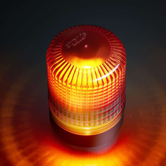 Strands IZE LED Lighthouse Rundumleuchte orange - ECE R65 - 12 & 24 Volt - 2 LED's - Hella KL-7000