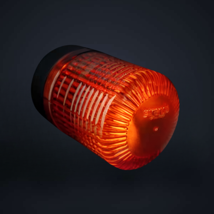 Strands IZE LED Lighthouse Rundumleuchte orange - ECE R65 - 12 & 24 Volt - 2 LED's - Hella KL-7000
