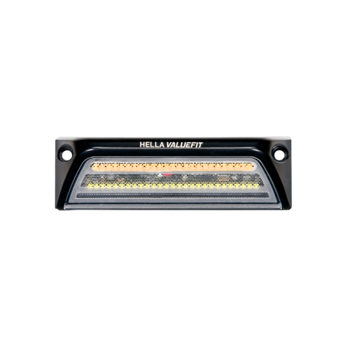 Hella Valuefit SMS2000 dual - IP67, IP68, IP 69K - GB 357 098-011 - 12 & 24 volt - 3000K and 6000K white light - LED lamp for car, truck, tractor and more