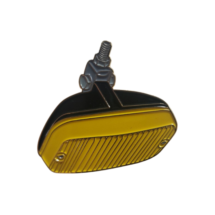 PIN - Talmu Gelb - 3D-Effekt - Metall - für deine Kabine
